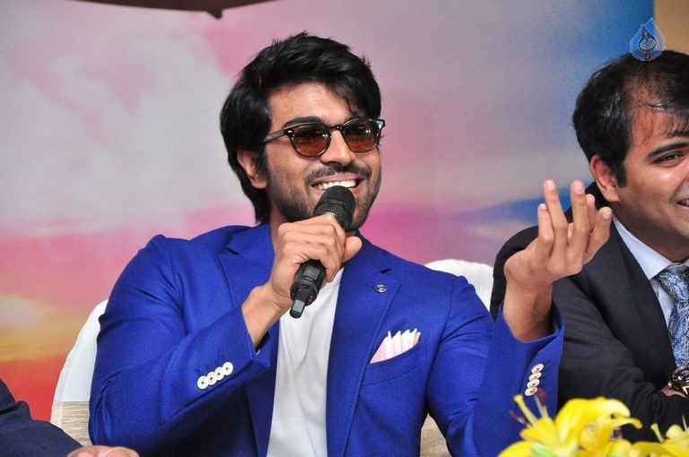 Ram Charan Trujet Airways Press Meet - 7 / 42 photos