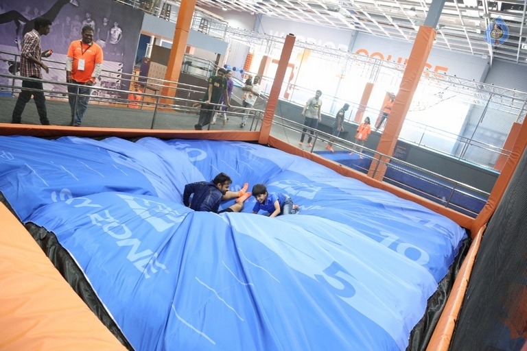 Sai Dharam Tej Brand Ambassador For Sky Zone Park - 4 / 19 photos