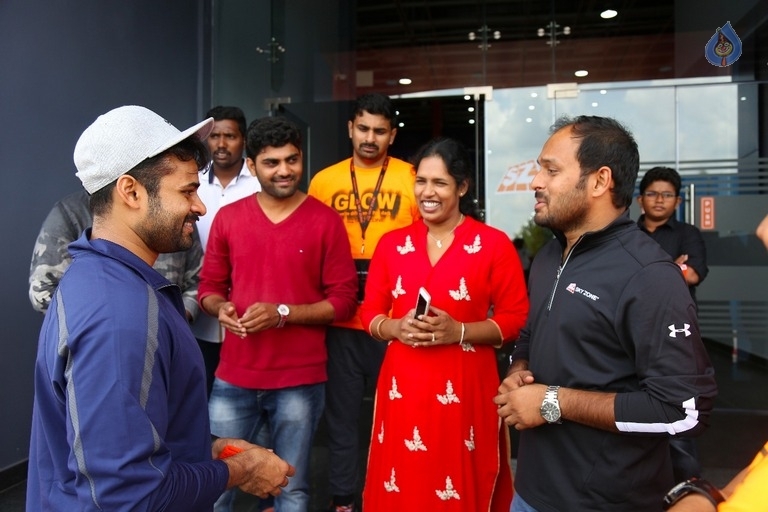 Sai Dharam Tej Brand Ambassador For Sky Zone Park - 9 / 19 photos