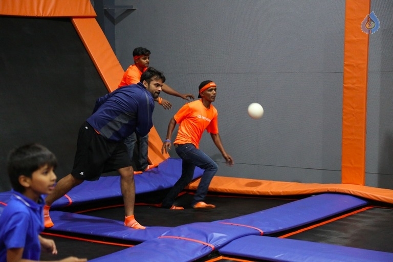 Sai Dharam Tej Brand Ambassador For Sky Zone Park - 10 / 19 photos