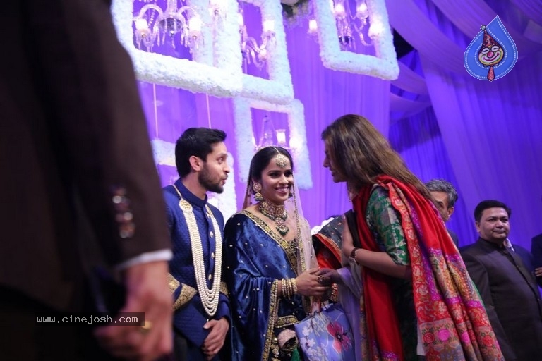 Saina Nehwal and Parupalli Kashyap Wedding Reception - 124 / 126 photos
