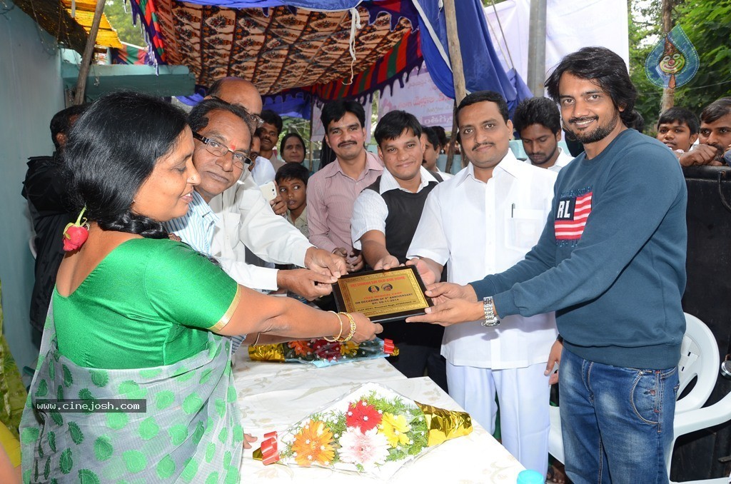 Sairam Shankar at Sri Shirdi Sai Old Age Home - 8 / 10 photos