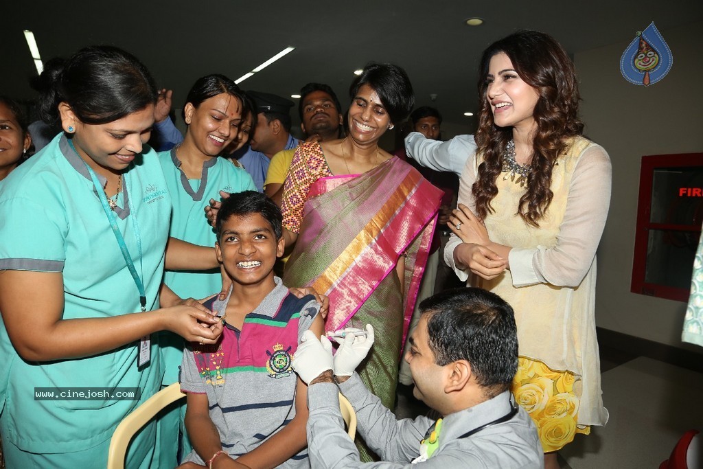 Samantha at Hepatitis B Vaccination Camp - 15 / 209 photos