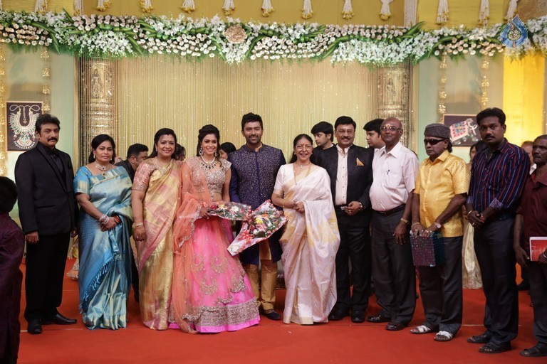 Shanthnu - Keerthi Wedding Reception Photos - 7 / 29 photos