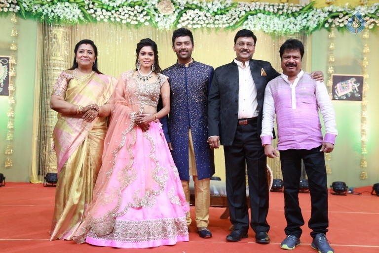 Shanthnu - Keerthi Wedding Reception Photos - 10 / 29 photos