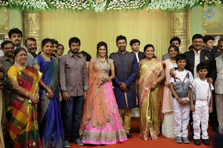 Shanthnu - Keerthi Wedding Reception Photos - 12 / 29 photos