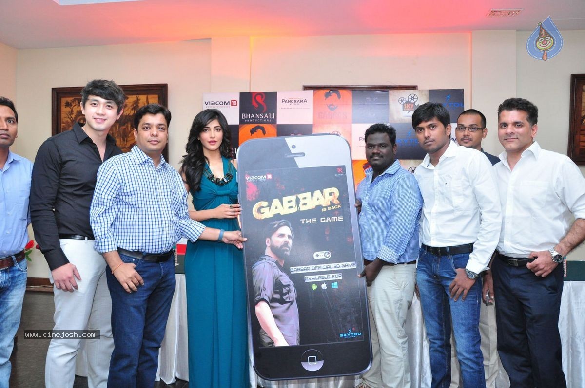 Shruti Hassan Launches Gabbar Game - 56 / 69 photos