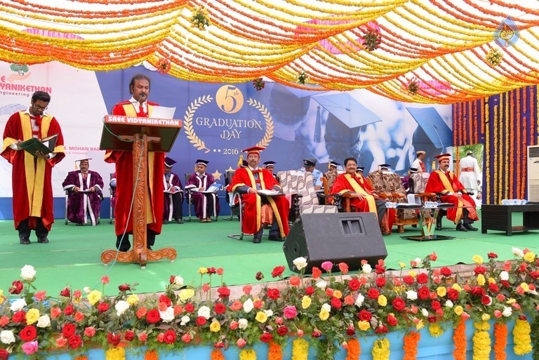 Sree Vidyanikethan College 5th Graduation Day Photos - 6 / 23 photos