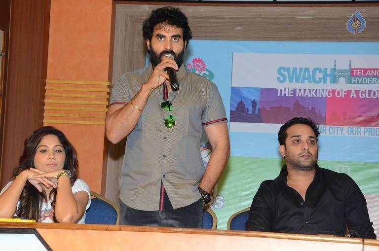 Swachh Hyderabad Cricket Match Press Meet - 9 / 62 photos