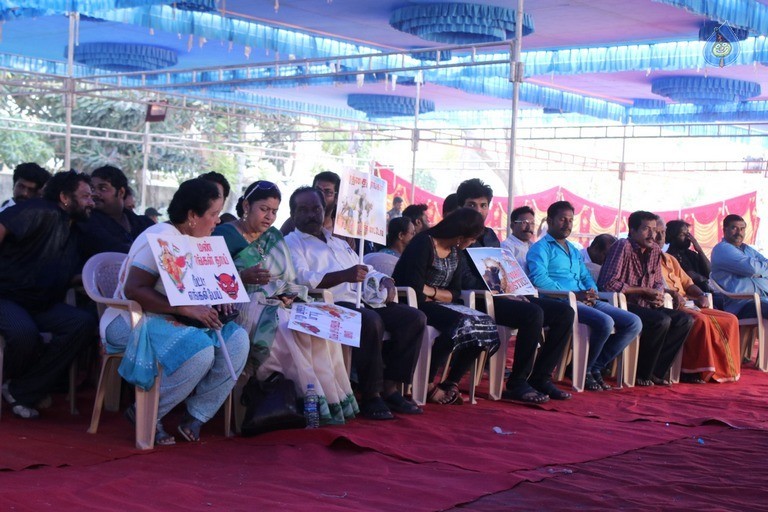 Tamil Stars at Jallikattu Hunger Strike - 9 / 51 photos