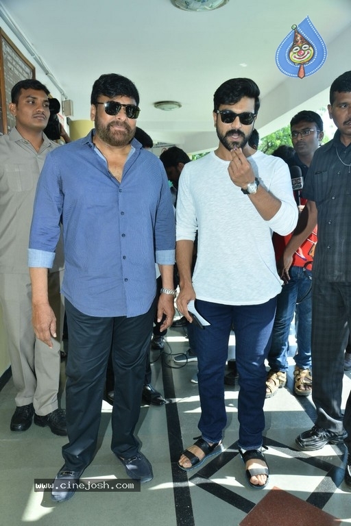 Tollywood Celebrities Cast Their Vote - 8 / 61 photos