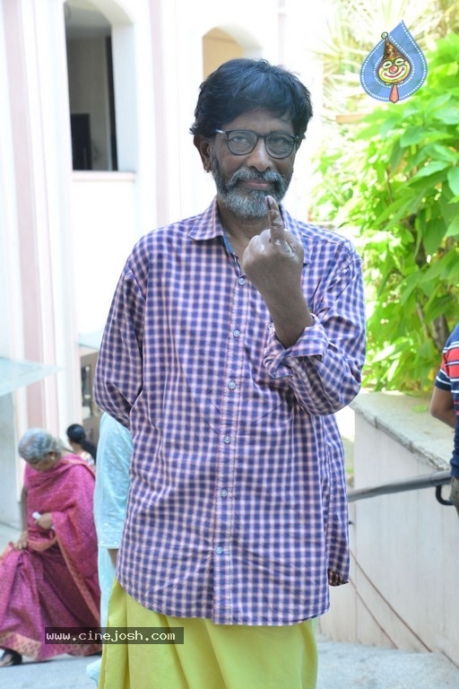 Tollywood Celebrities Cast Their Vote - 17 / 61 photos