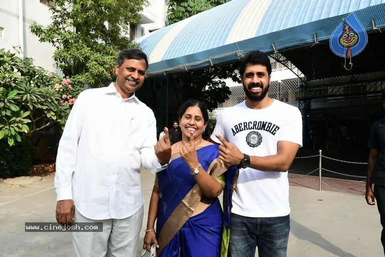 Tollywood Celebrities Cast their Votes  - 52 / 63 photos