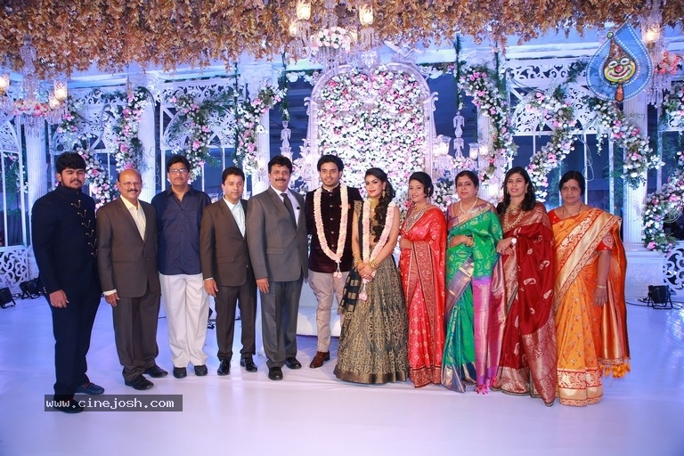 Uday Bhargav And Naga Sabitha Wedding Reception Photos - 7 / 42 photos