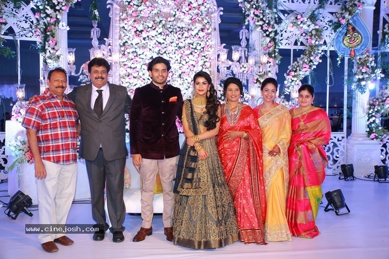 Uday Bhargav And Naga Sabitha Wedding Reception Photos - 14 / 42 photos