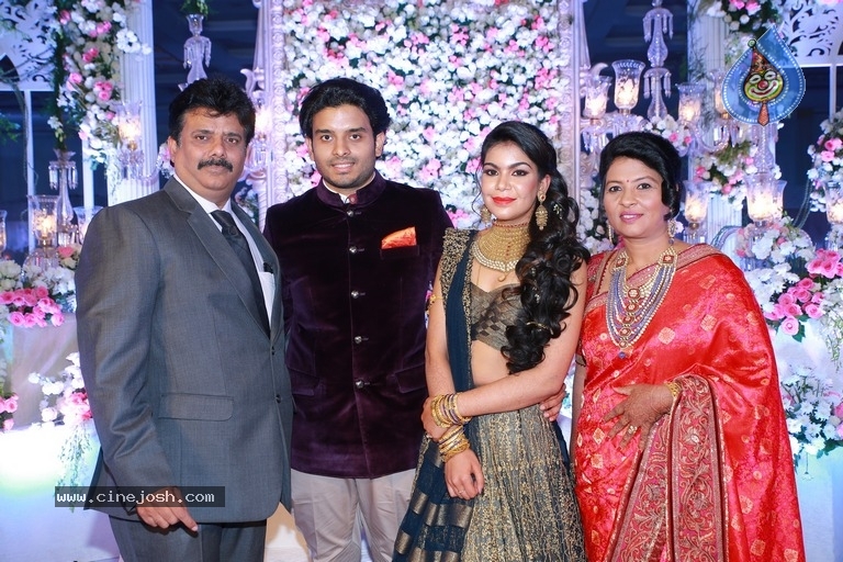 Uday Bhargav And Naga Sabitha Wedding Reception Photos - 35 / 42 photos
