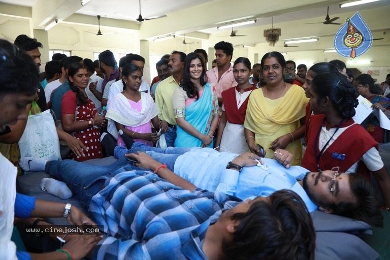 Varalaxmi Sarathkumar At Blood Donation Camp - 3 / 19 photos