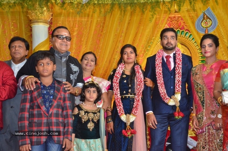Vasu Vikram Daughter Sandhiya Wedding Reception Stills - 8 / 32 photos