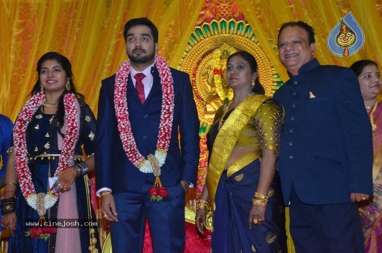 Vasu Vikram Daughter Sandhiya Wedding Reception Stills - 15 / 32 photos