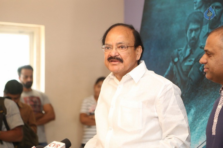 Venkaiah Naidu Watching Ghazi Movie - 6 / 42 photos