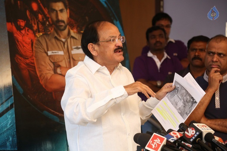 Venkaiah Naidu Watching Ghazi Movie - 8 / 42 photos