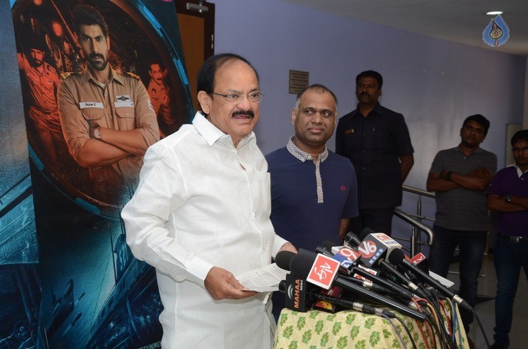 Venkaiah Naidu Watching Ghazi Movie - 12 / 42 photos