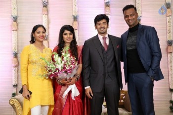 Actor Ashwin and Sonali Wedding Reception - 10 of 42