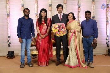 Actor Ashwin and Sonali Wedding Reception - 13 of 42