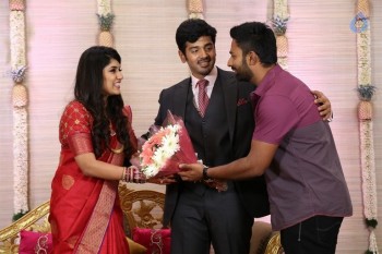 Actor Ashwin and Sonali Wedding Reception - 17 of 42