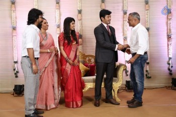 Actor Ashwin and Sonali Wedding Reception - 20 of 42