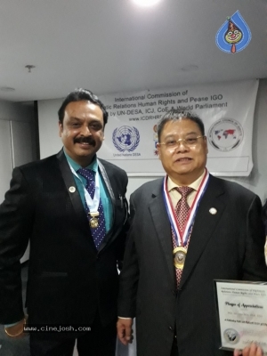 Actor Naresh Got His Excellency Award Form United Nations - 9 of 12