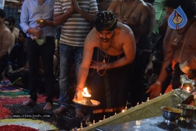 Actor Sharwanand Conduct Ayyappa Swamy Pooja At Film Nagar Temple - 2 of 20
