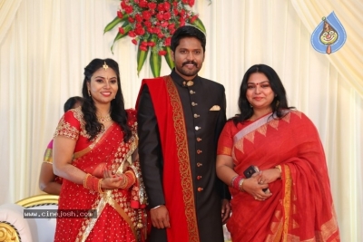 Actor Soundararaja And Tamanna Wedding Reception Stills - 2 of 26