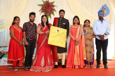 Actor Soundararaja And Tamanna Wedding Reception Stills - 9 of 26