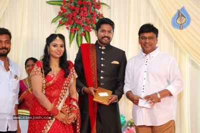 Actor Soundararaja And Tamanna Wedding Reception Stills - 14 of 26