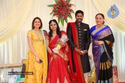 Actor Soundararaja And Tamanna Wedding Reception Stills - 17 of 26