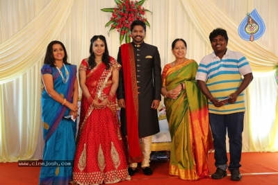 Actor Soundararaja And Tamanna Wedding Reception Stills - 18 of 26