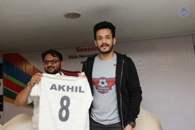 Akhil at Hyderabad Football League - 3 of 18