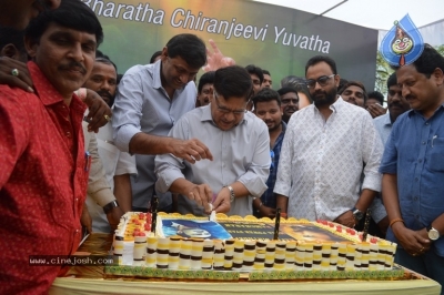 Allu Aravind At Ram Charan Birthday Celebration Photos - 2 of 8