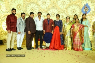 Ambica Krishna Grandson Wedding Reception Photos - 16 of 30
