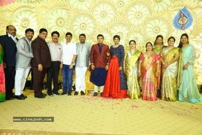 Ambica Krishna Grandson Wedding Reception Photos - 19 of 30