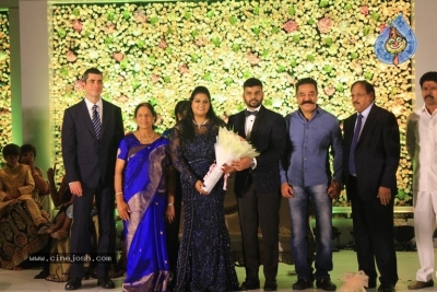 Ananthi And Vinoth Wedding Reception Stills - 8 of 18