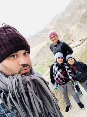 Anasuya Bharadwaj Family Vacation in Ladakh Photos - 1 of 11