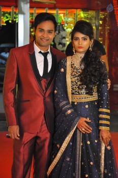 Bhuvan Sagar and Sindhusha Wedding Reception Photos - 18 of 124