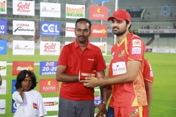 CCL 6 Telugu Warriors Vs Karnataka Bulldozers Match Photos - 60 of 63