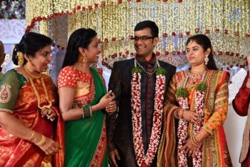 Celebrities at Delhi Rajeswari Son Wedding Reception - 10 of 94