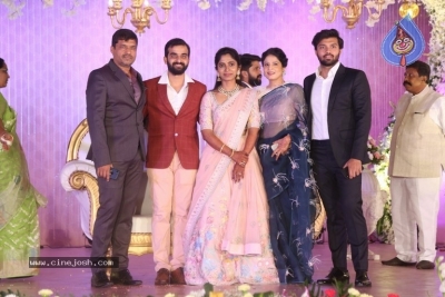 Celebrities at Harshit Reddy Wedding Reception - 60 of 65