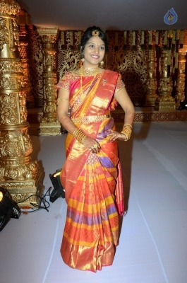 Celebrities at Sana Yadi Reddy Son Nikhilesh Reddy Wedding Event - 50 of 62