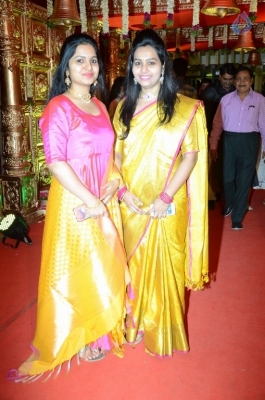 Celebrities at Sana Yadi Reddy Son Nikhilesh Reddy Wedding Event - 54 of 62