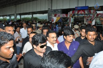 Celebrities at Vizag Airport - 14 of 42